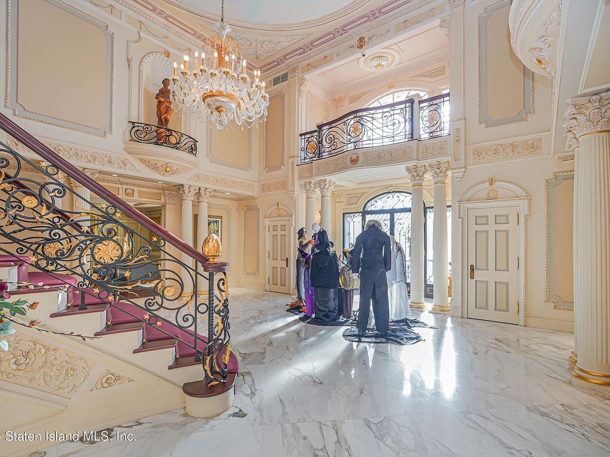 Paul castellano mega mansion entrance way