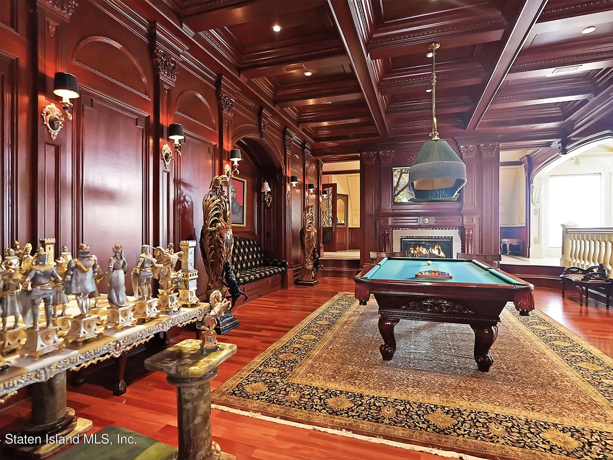 Paul castellano mega mansion pool room