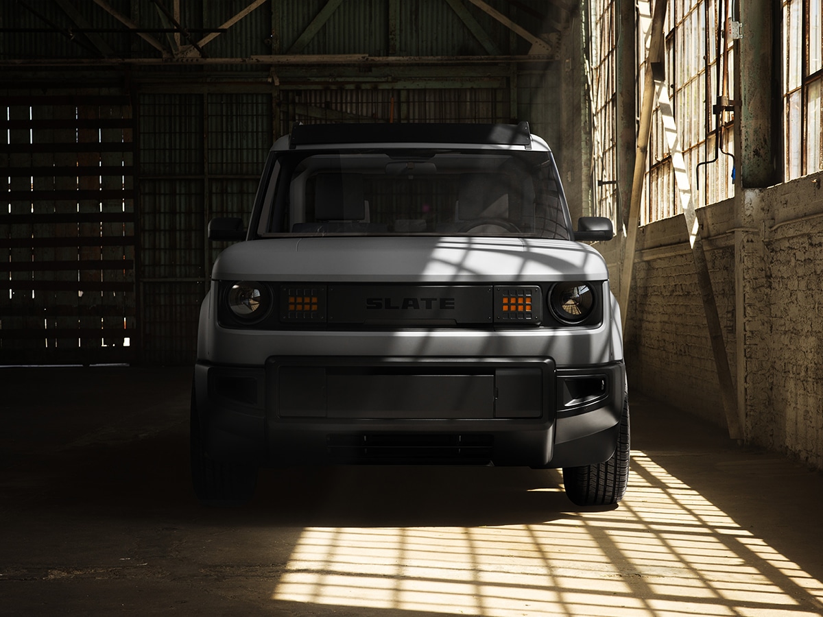 Slate truck front end