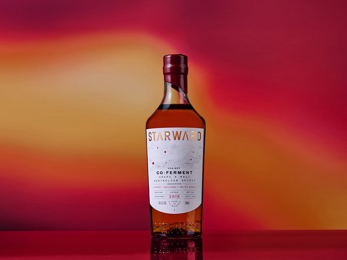 Starward Whisky Co-Ferment Grape x Malt Australian Spirit | Image: Supplied