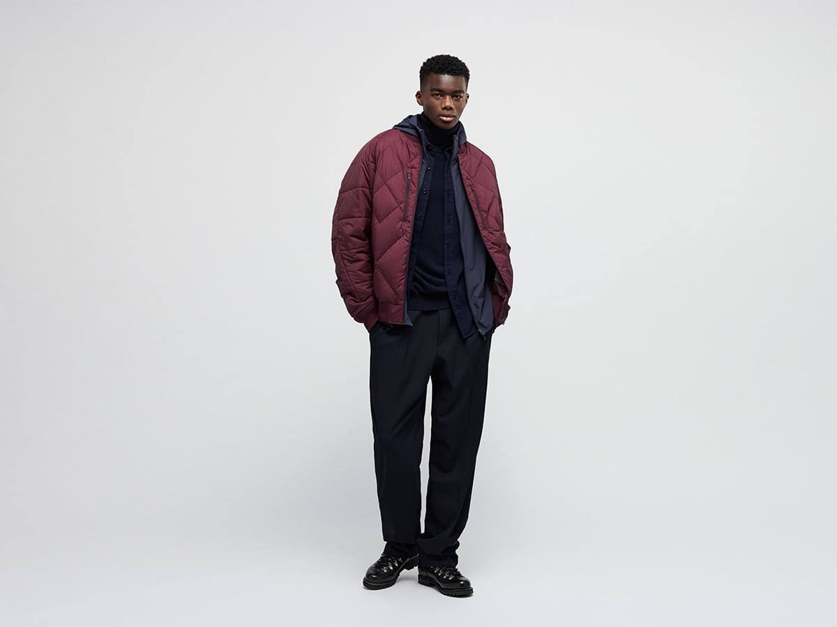Uniqlo x white mountaineering in red