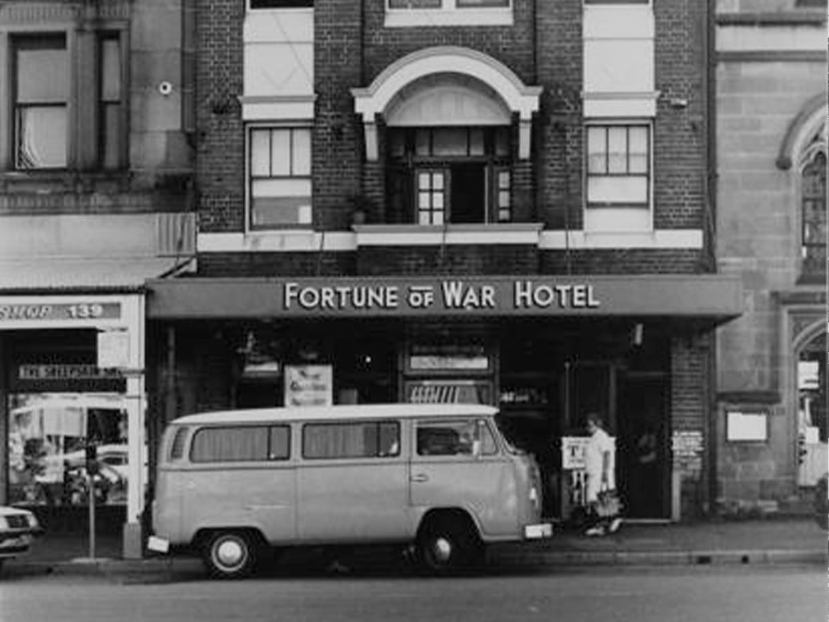 Vintage photo of the fortune of war