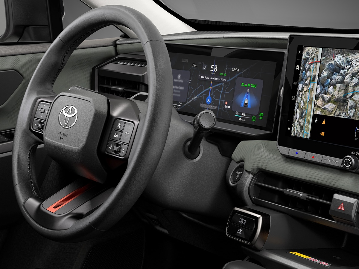 2026 toyota rav4 revealed steering wheel and dashboard