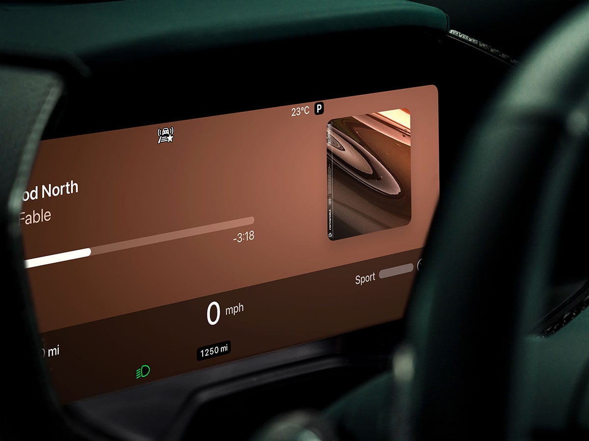 Apple carplay ultra drivers display 3