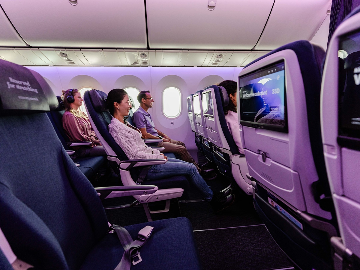 Air New Zealand Dreamliner Economy Cabin Class | Image: Supplied