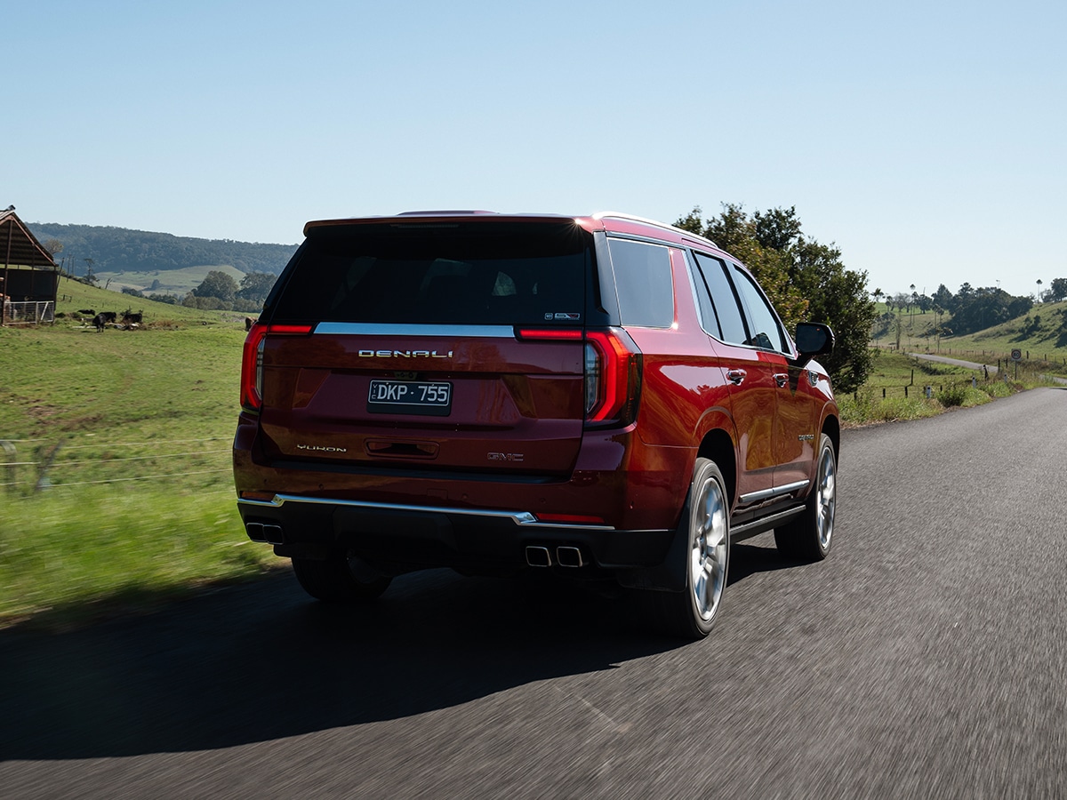 Gmc yukon denali on road 5