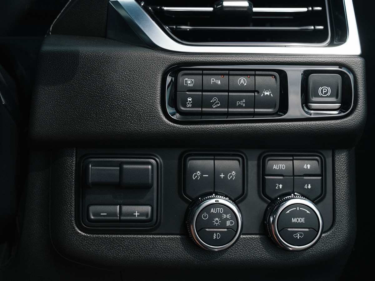 Gmc yukon denali rear passenger buttons