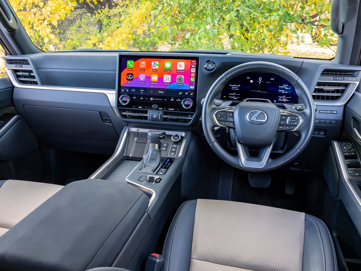 Lexus gx550 review interior