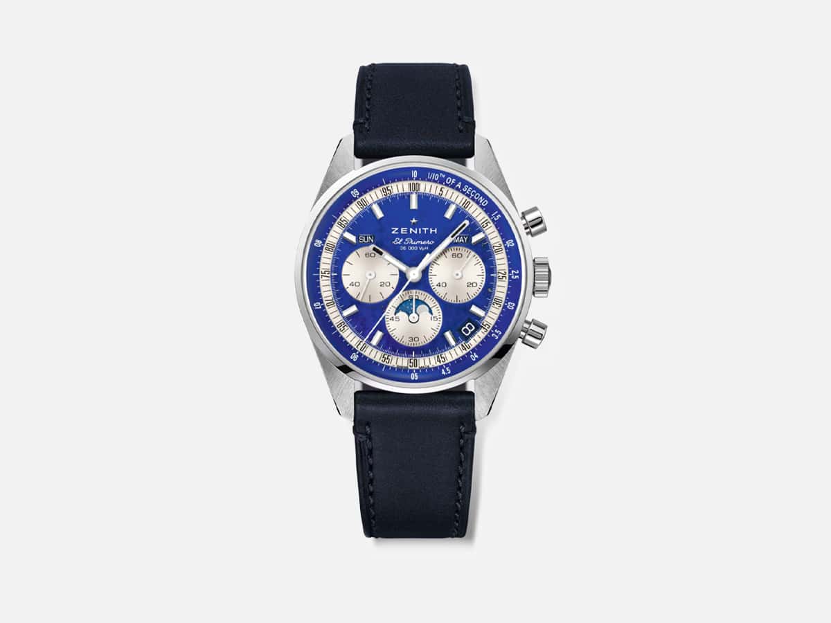 Zenith Chronomaster Original Triple Calendar Lapis Lazuli | Image: Zenith