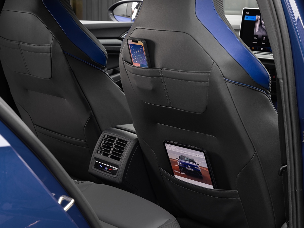 2025 golf r in lapiz blue phone and ipad
