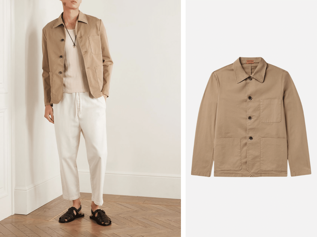 Barena - Visal Wool-Twill Overshirt | Images: MR PORTER
