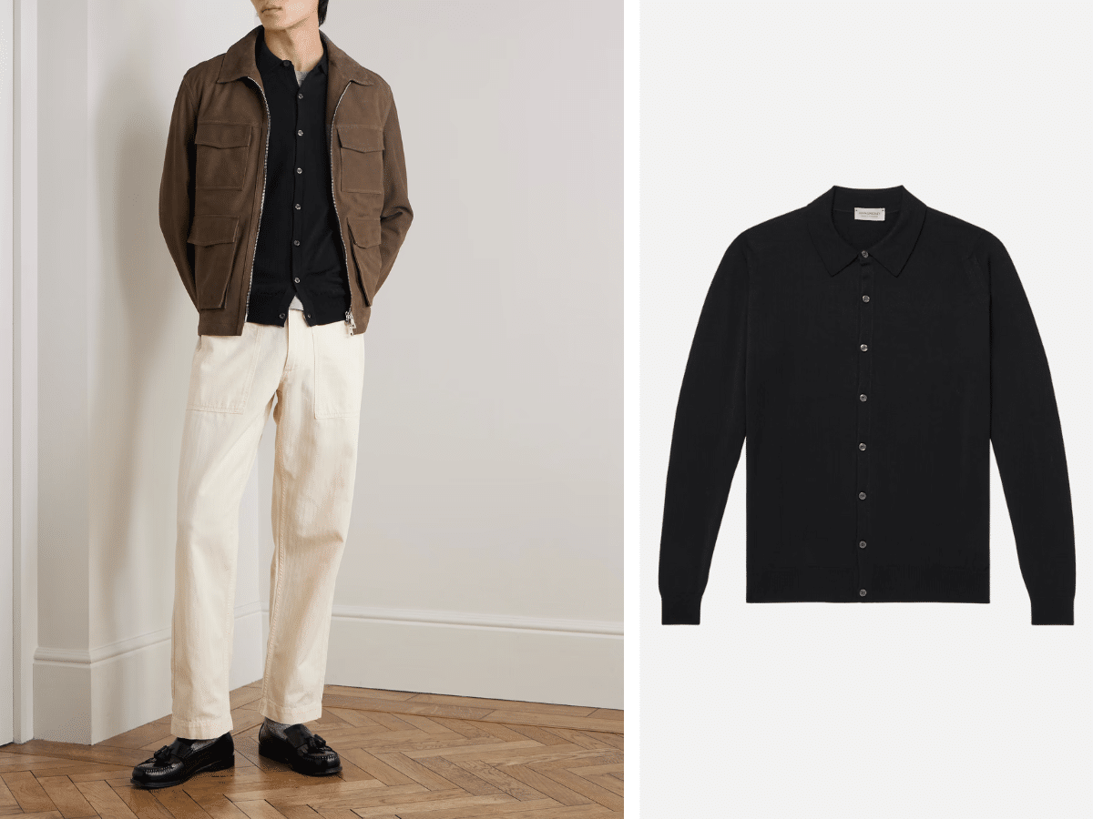 John Smedley - Tibor Merino Wool Cardigan | Images: MR PORTER