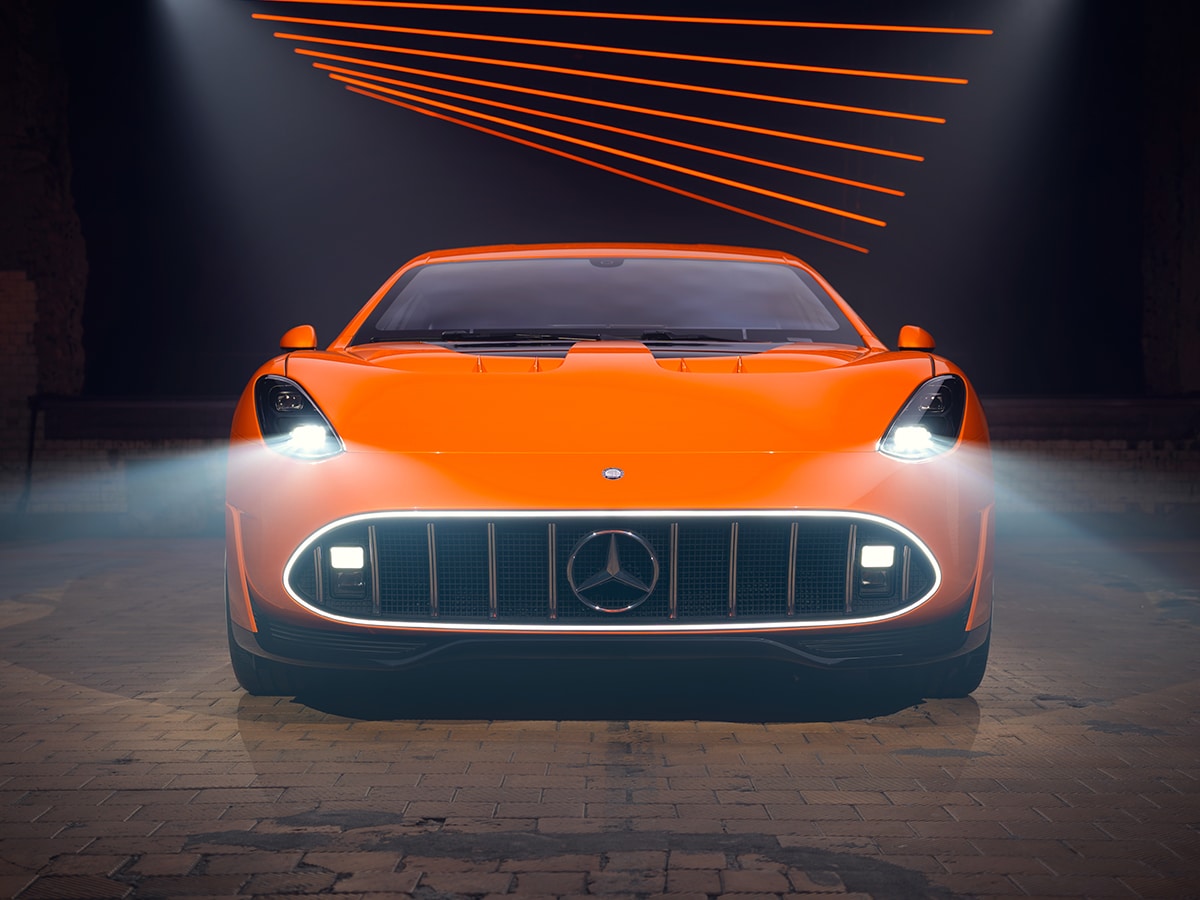 Concept amg gt xx front end straight on