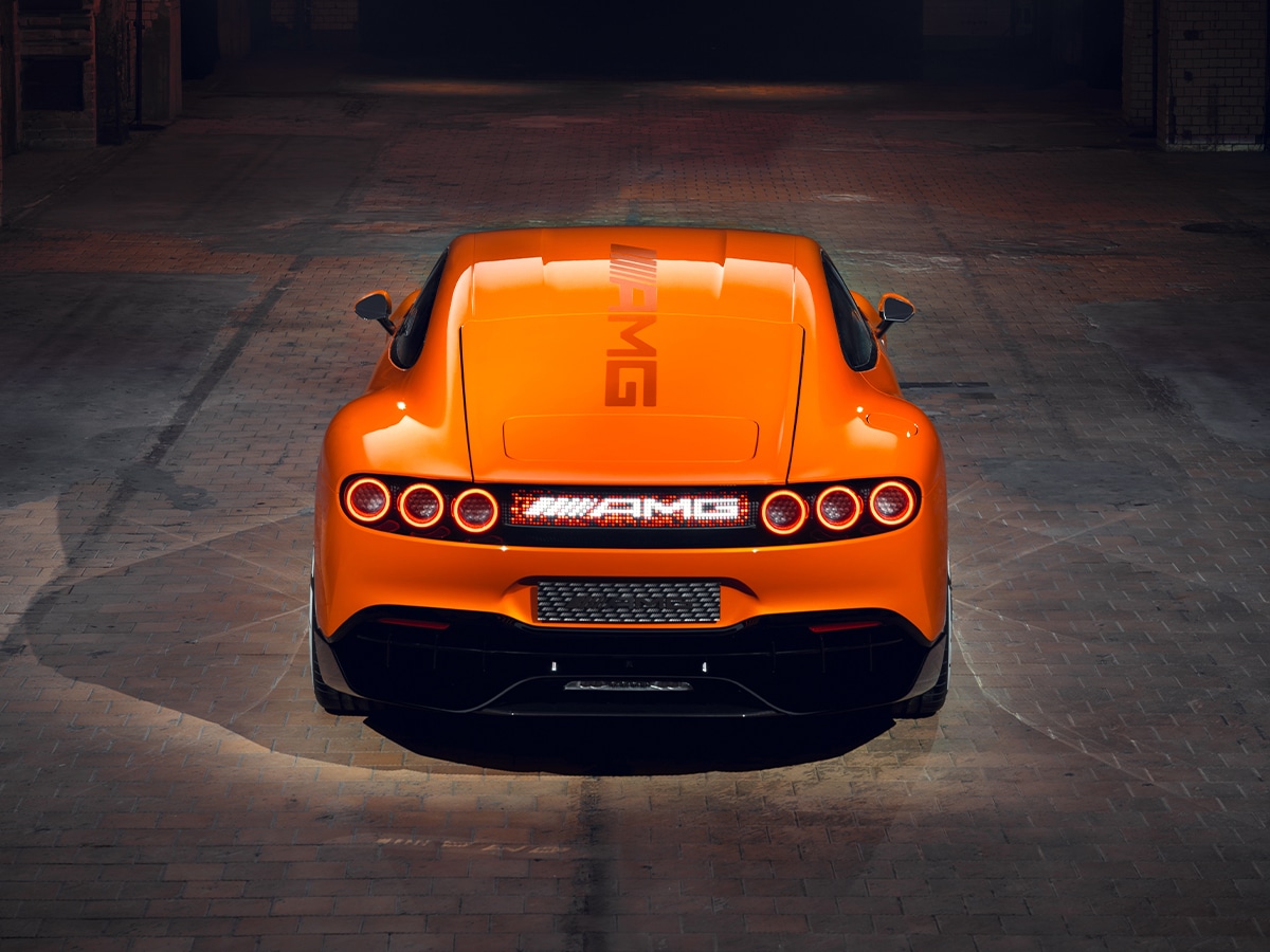 Concept amg gt xx rear end straight on
