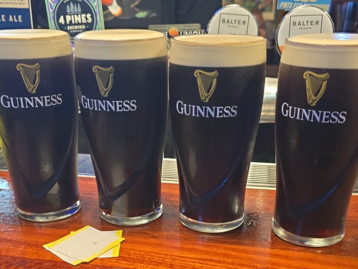 How to pour a guinness