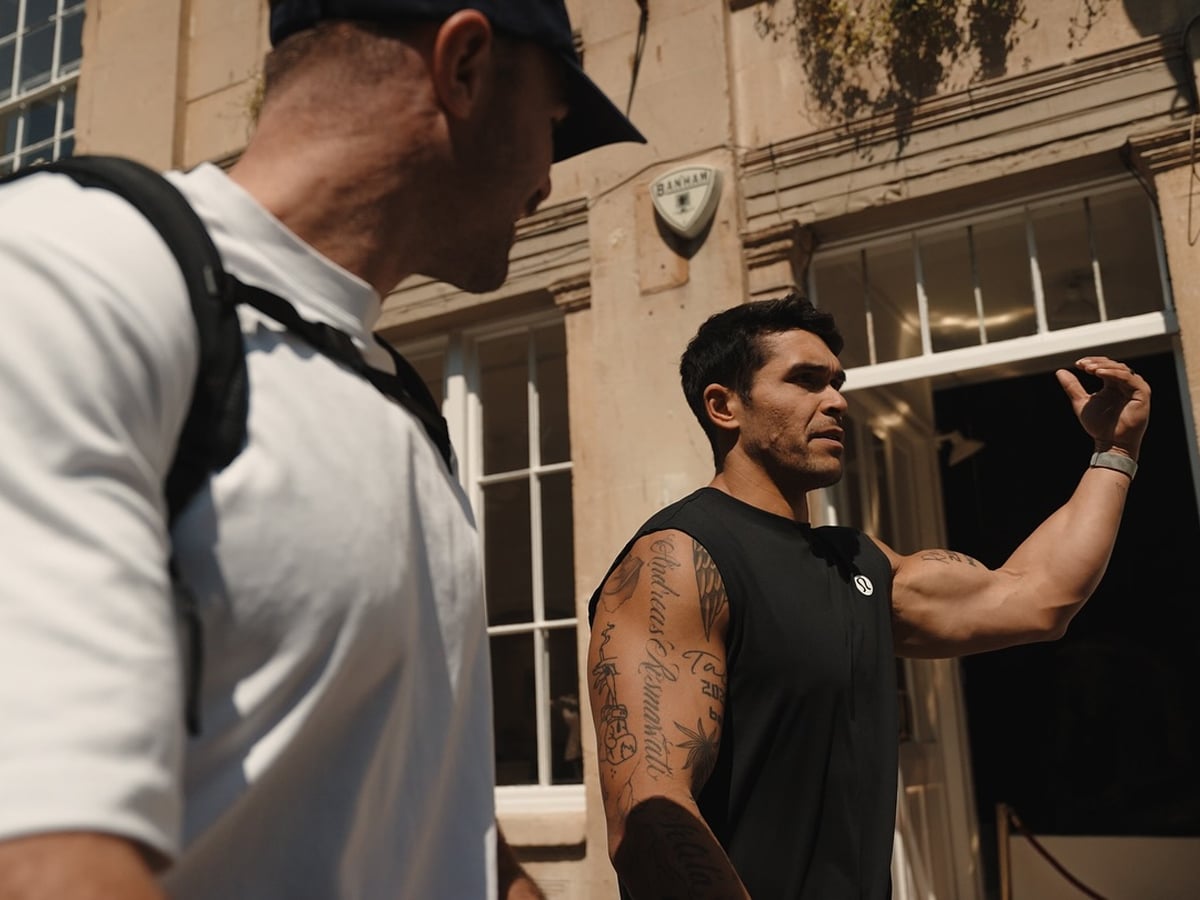 Keegan Hipgrave with fitness coach Justin Knussi | Image: Keegan & Co.