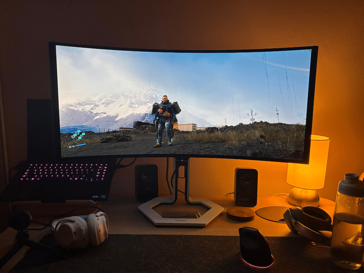Lenovo's Legion Pro 34WD-10 Monitor | Image: Dean Blake/Man of Many