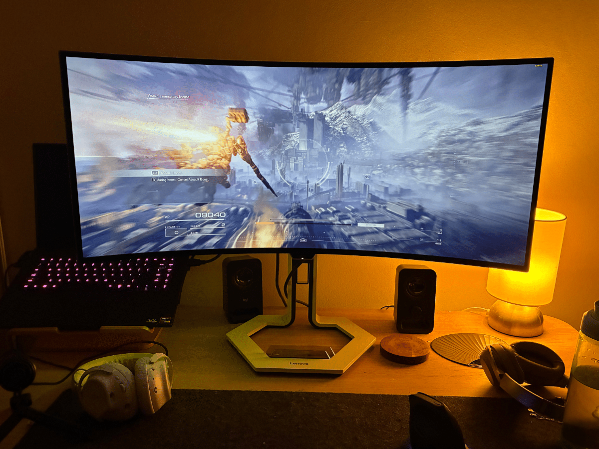 Lenovo's Legion Pro 34WD-10 Monitor | Image: Dean Blake/Man of Many