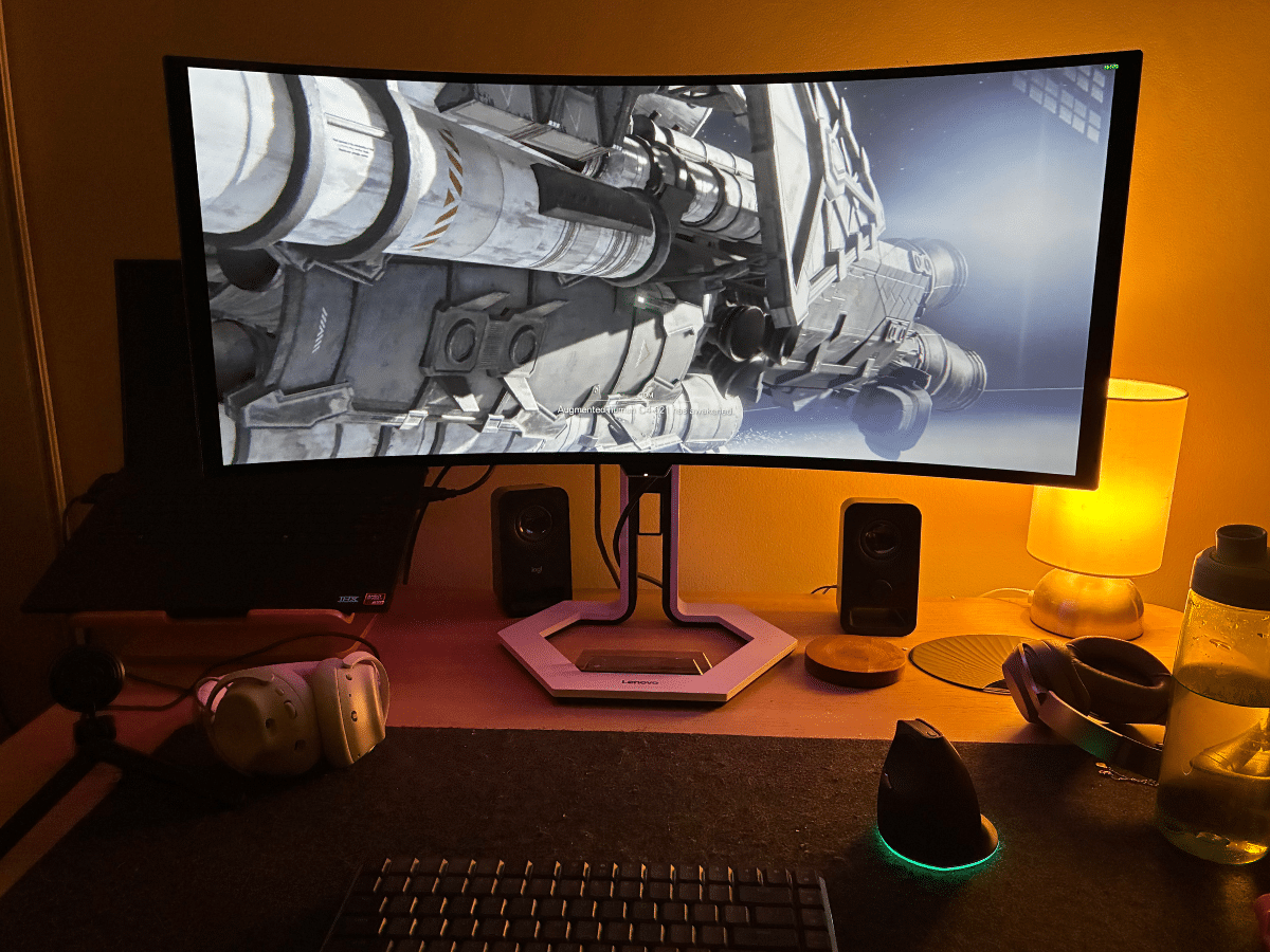 Lenovo's Legion Pro 34WD-10 Monitor | Image: Dean Blake/Man of Many