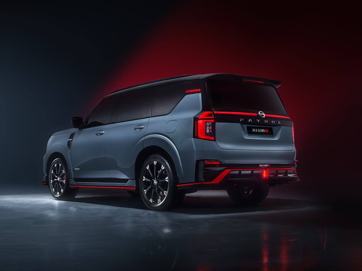 Nissan patrol nismo rear three quarter