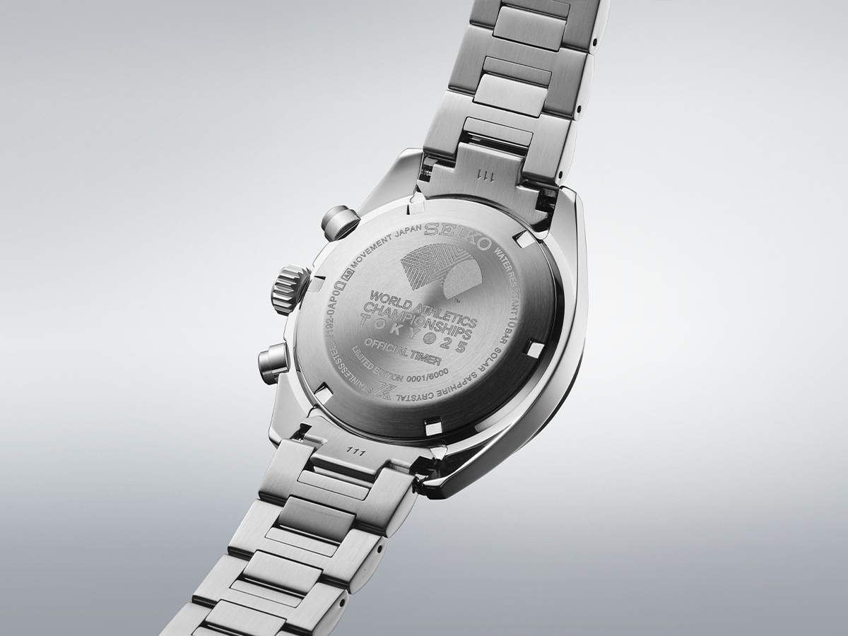 Seiko Prospex Speedtimer SSC955P: Tokyo 2025 World Athletics Championships Limited Edition | Image: Seiko