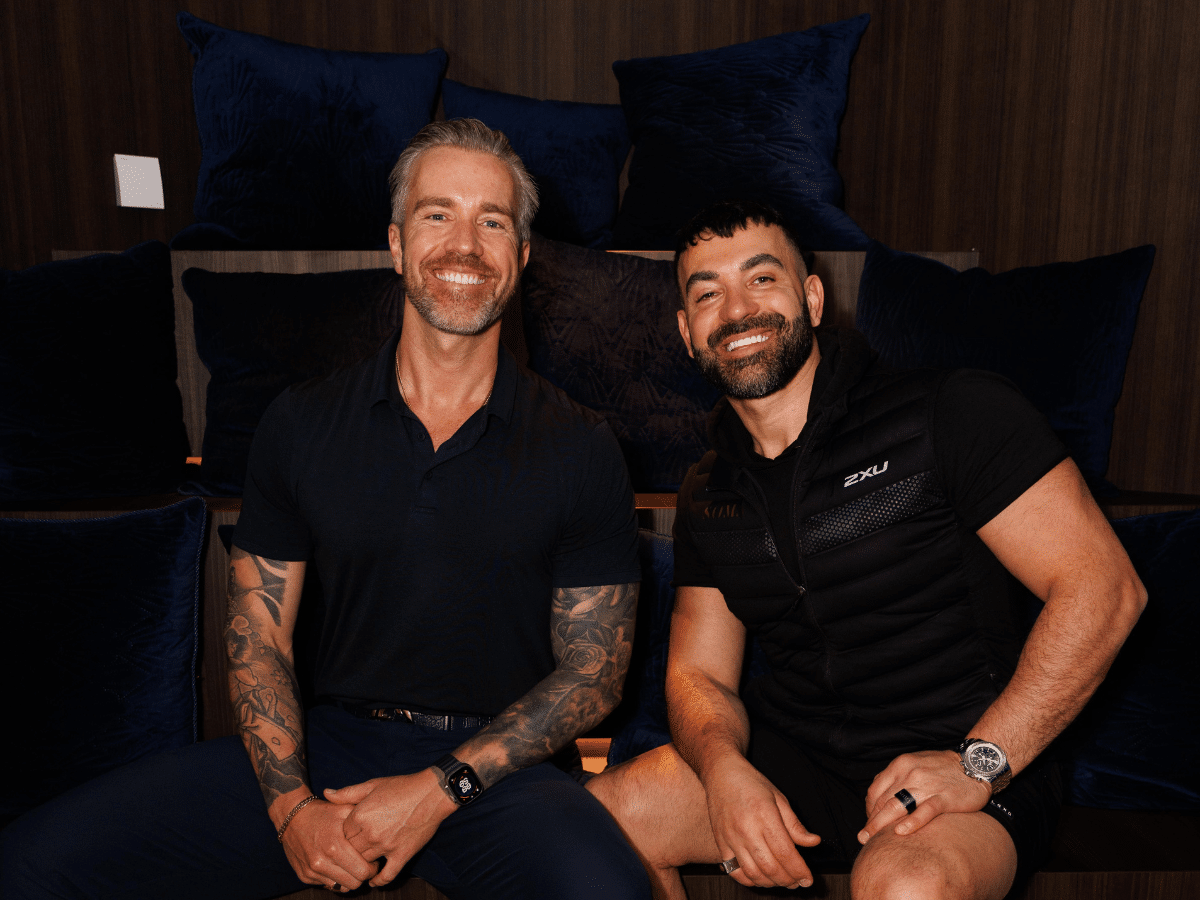 Soma Fitness Sydney co-founders Simon Anderson and Franco Atashi | Image: Soma Fitness
