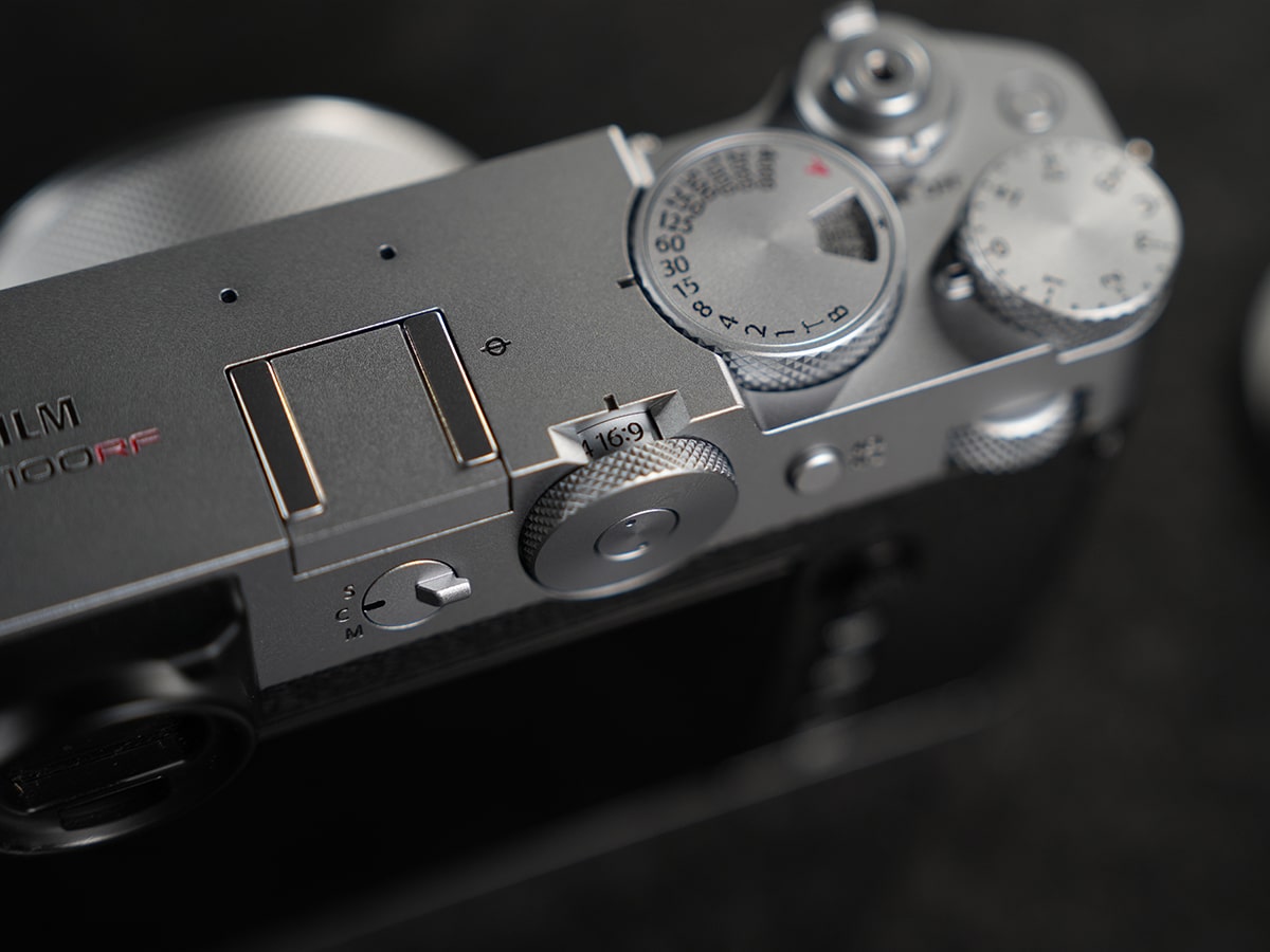 The Aspect Dial of the Fuji GFX100RF