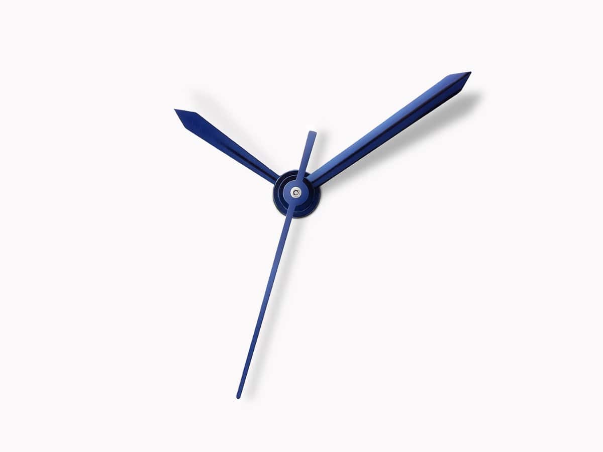 Blued sword shaped hands