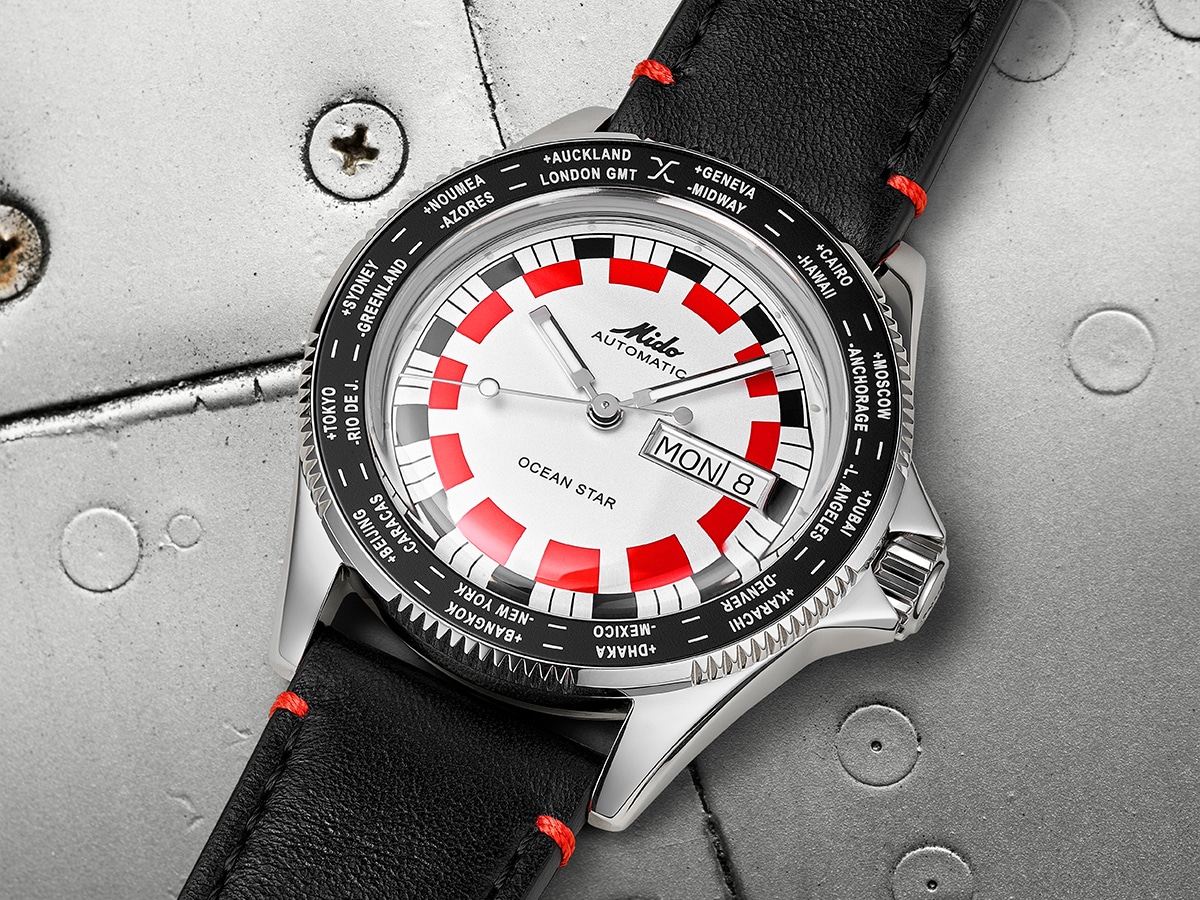 Mido Ocean Star Worldtimer M026.830.16.030.00 | Image: Mido