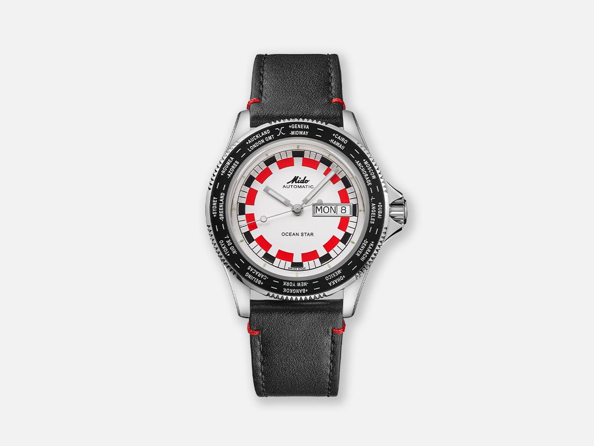 Mido Ocean Star Worldtimer M026.830.16.030.00 | Image: Mido