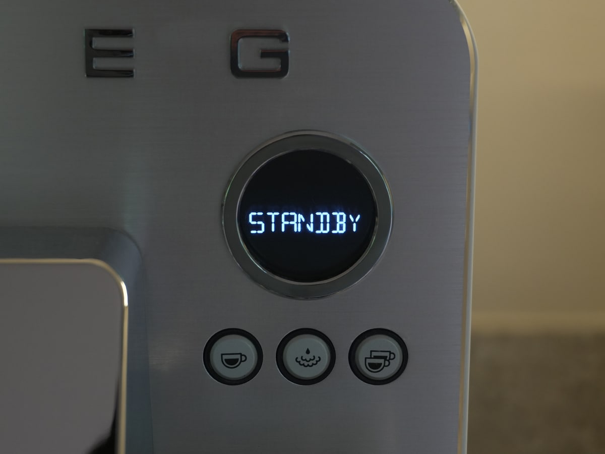 Smeg minipro espresso coffee machine controls