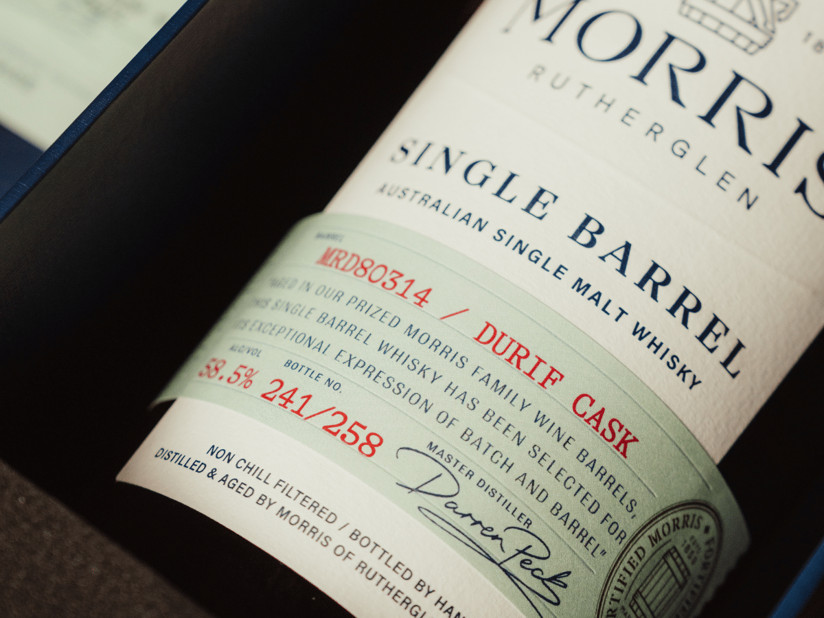 Rutherglen Morris Durif Single Barrel | Image: Morris of Rutherglen