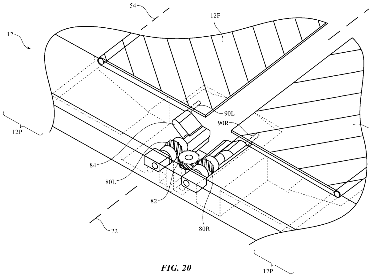 Apple's foldable hinge patent