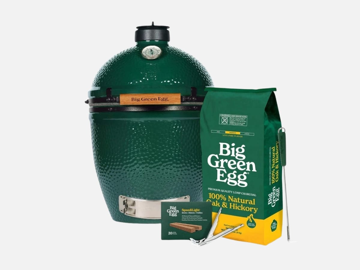 Big green egg large built in nest package