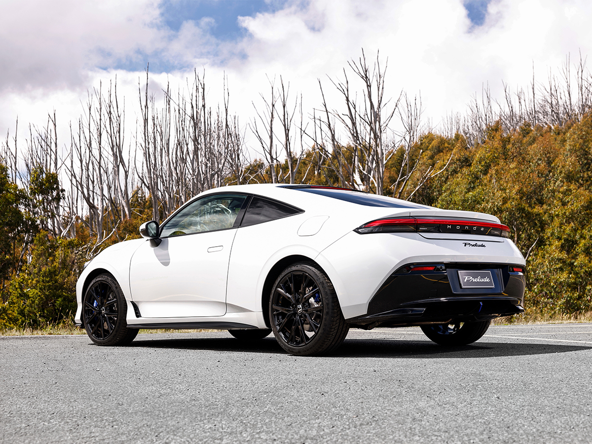 Honda prelude rear three quarter