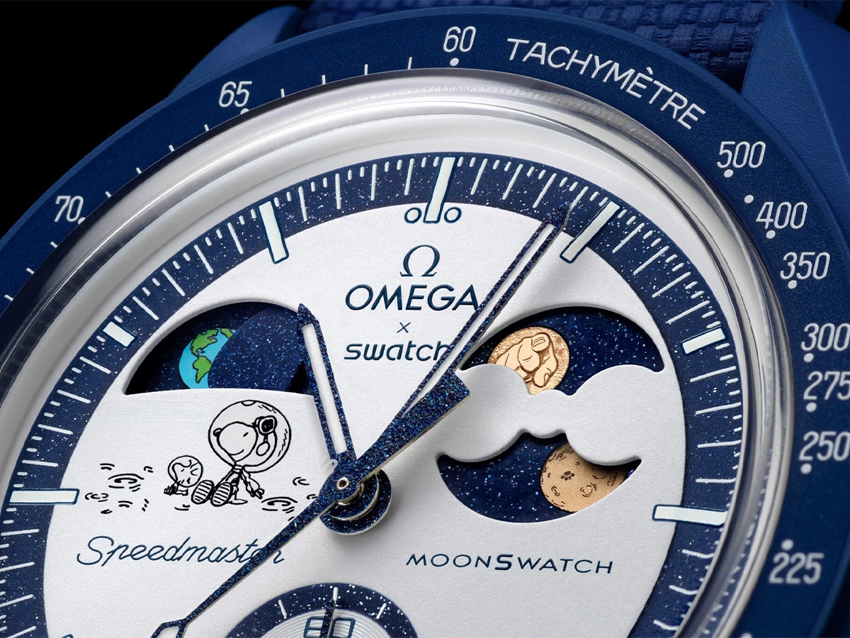 'hunter's full moon' omega x swatch mission to earthphase moonshine gold