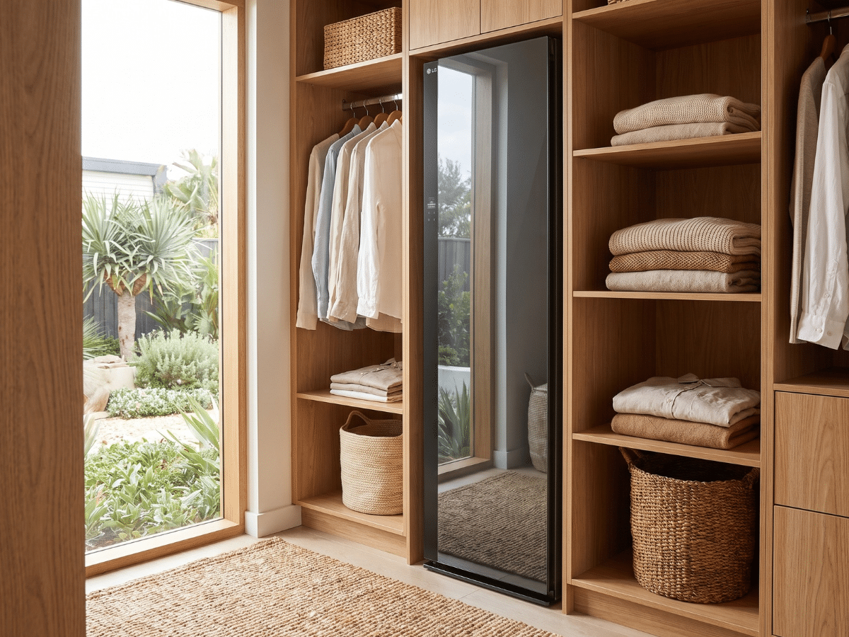 LG 5 Garment TrueSteam Styler with Built-in HandySteamer | Image: LG