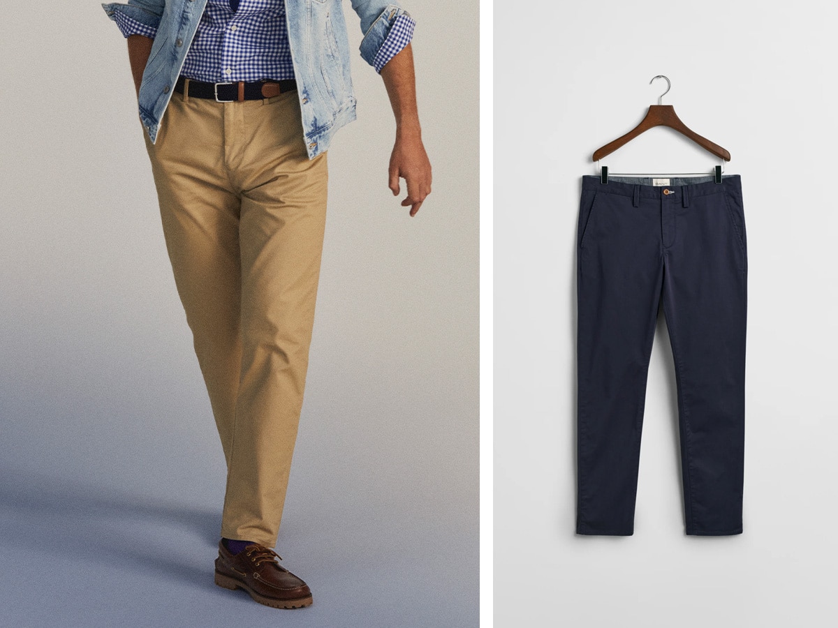 Slim Fit Twill Chinos | Image: Gant