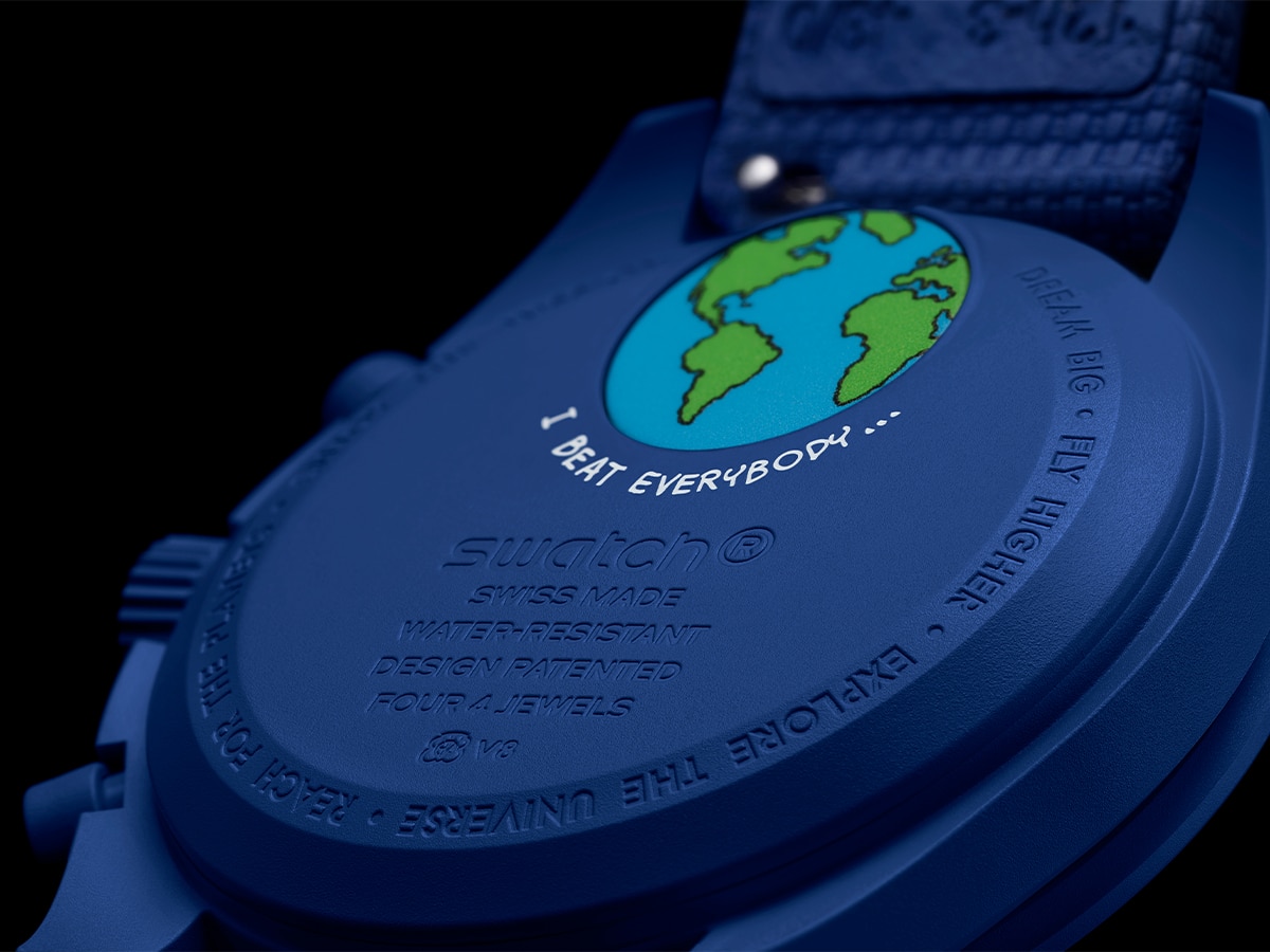 Omega x swatch mission to earthphase moonshine gold caseback