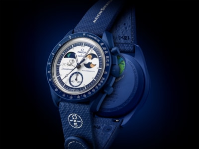 OMEGA x Swatch's New 'Mission to Earthphase' Moonshine Gold Coming This Week