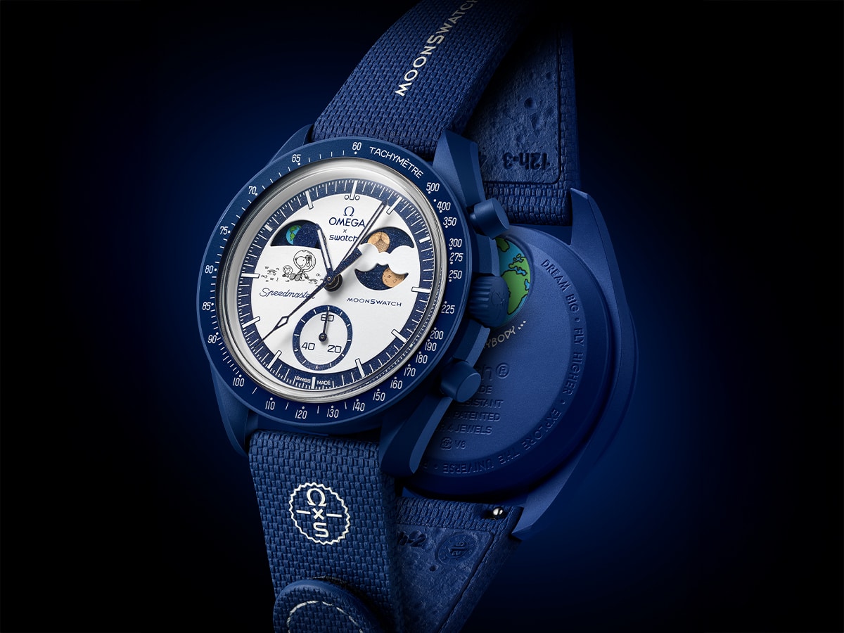 【新品】OMEGA x SWATCH MISSION TO EARTHPHASE Omega x Swatch Bioceramic Moonswatch - Your Watch Hub