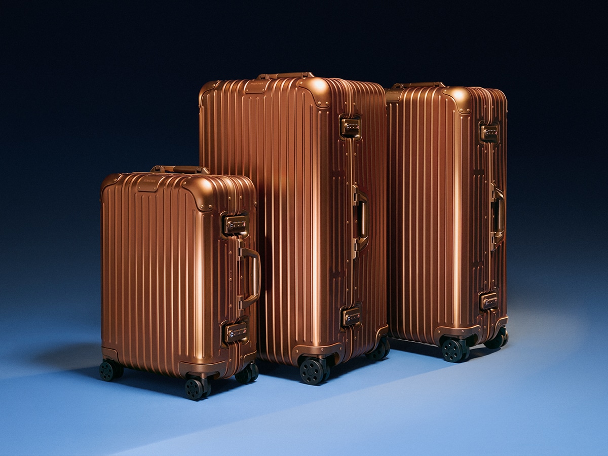 Rimowa bronze collection side by side