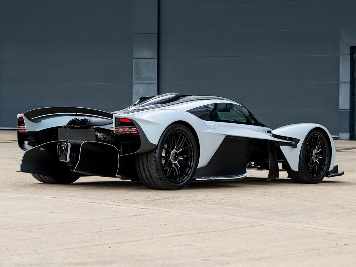 2023 aston martin valkyrie from the collection of daniel ricciardo image supplied broad arrow auctions rear three quarters