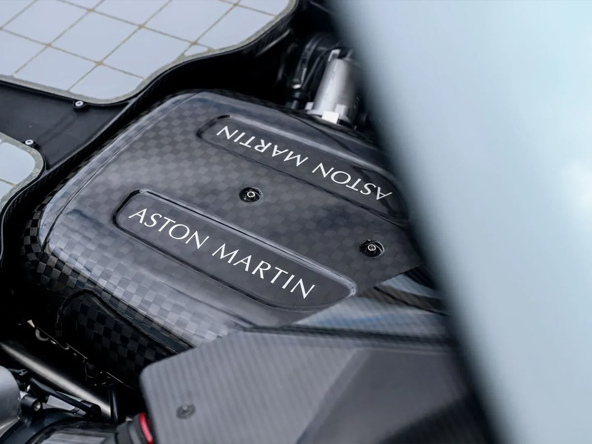 2023 aston martin valkyrie from the collection of daniel ricciardo engine bay 3