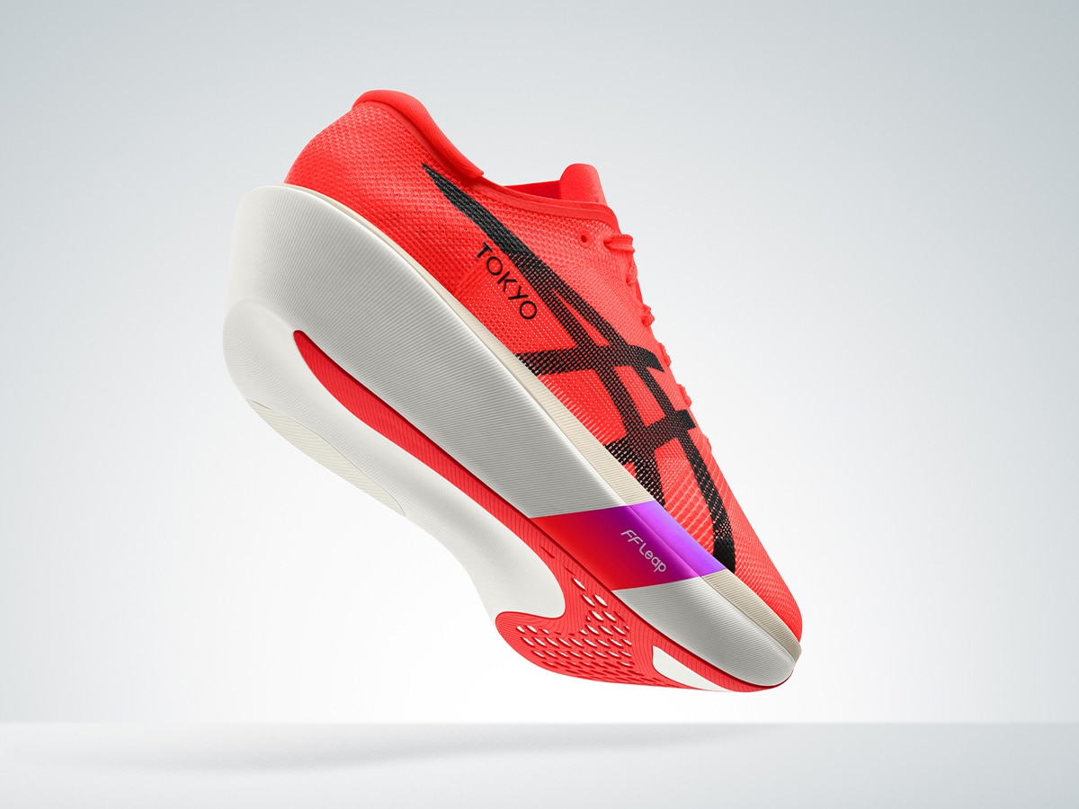 Asics metaspeed sky tokyo rear heel three quarter