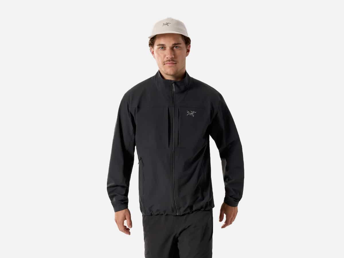 Arc gamma jacket men's - black