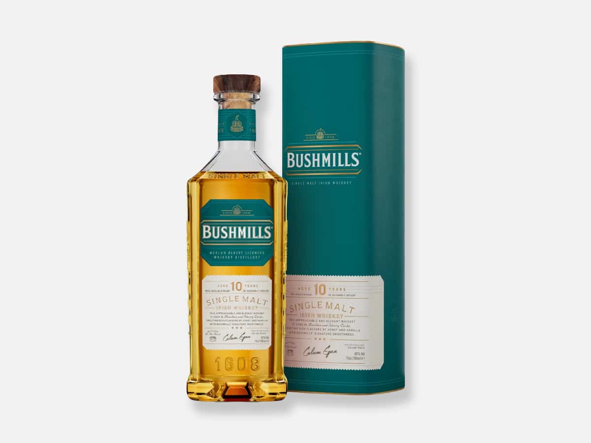 Bushmills 10 Year Old Single Malt Irish Whiskey | Image: Bushmills