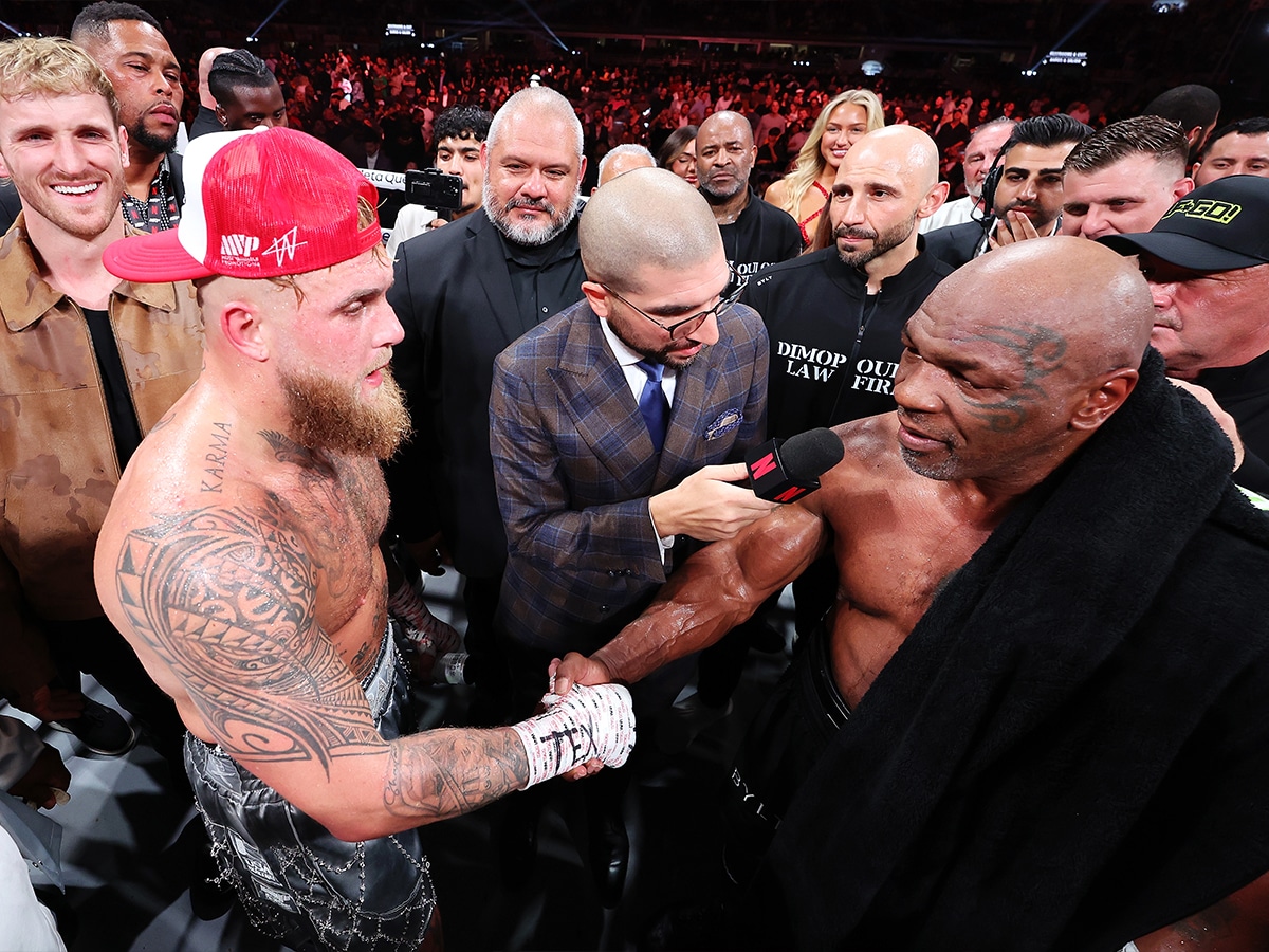 Mike Tyson after his loss to Jake Paul | Image: Netflix