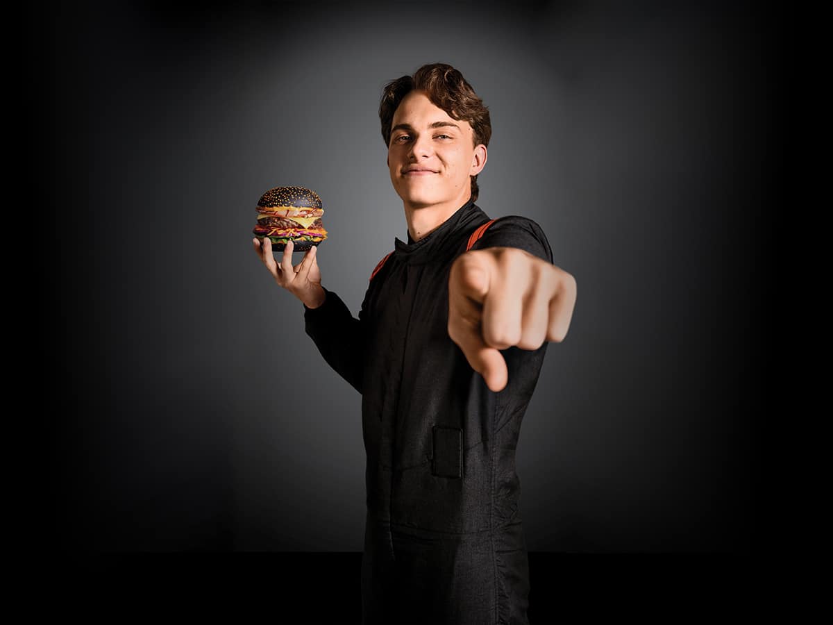 Oscar Piastri burger | Image: Grill'd