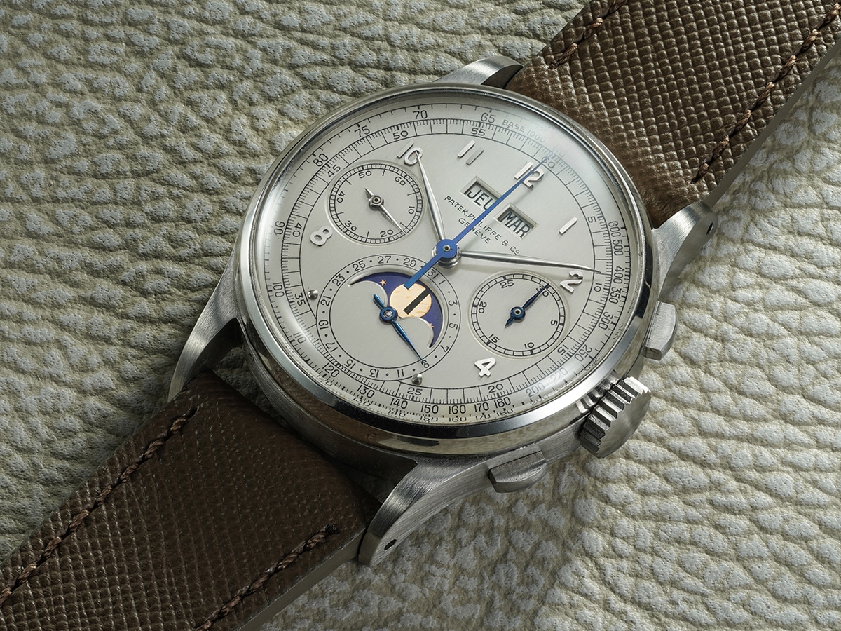 Patek Philippe Perpetual Calendar Chronograph Ref. 1518 | Image: Phillips Auctions